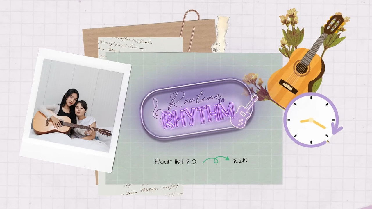 Routine to Rhythm backdrop