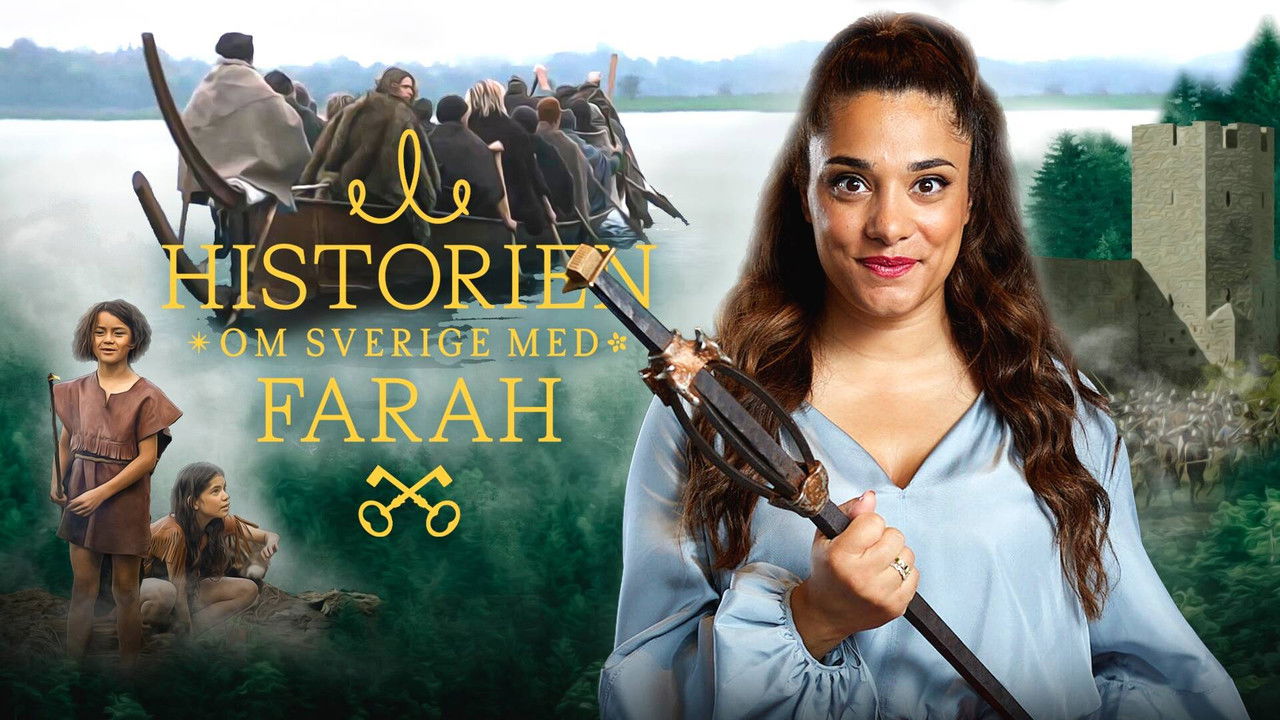 Historien om Sverige med Farah backdrop