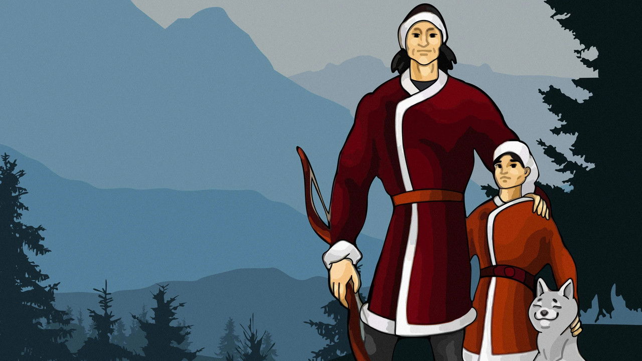 Hunter and His Son backdrop