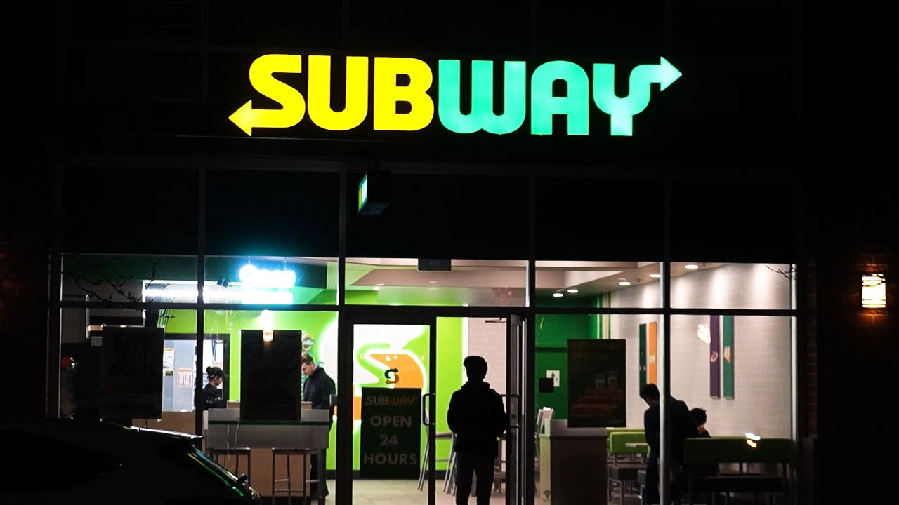 Subway Subs backdrop