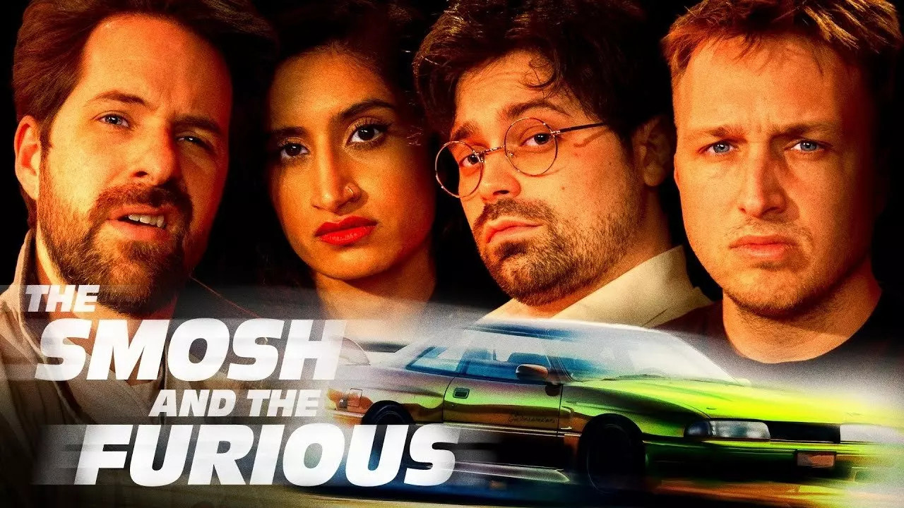 The Smosh and the Furious backdrop
