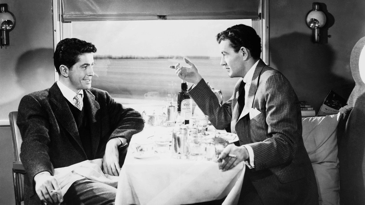 Strangers on a Train: A Hitchcock Classic backdrop