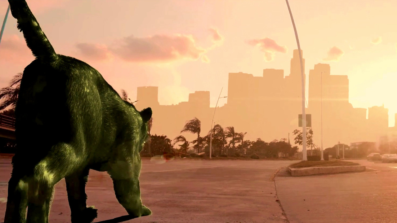 Cocaine Cougar backdrop