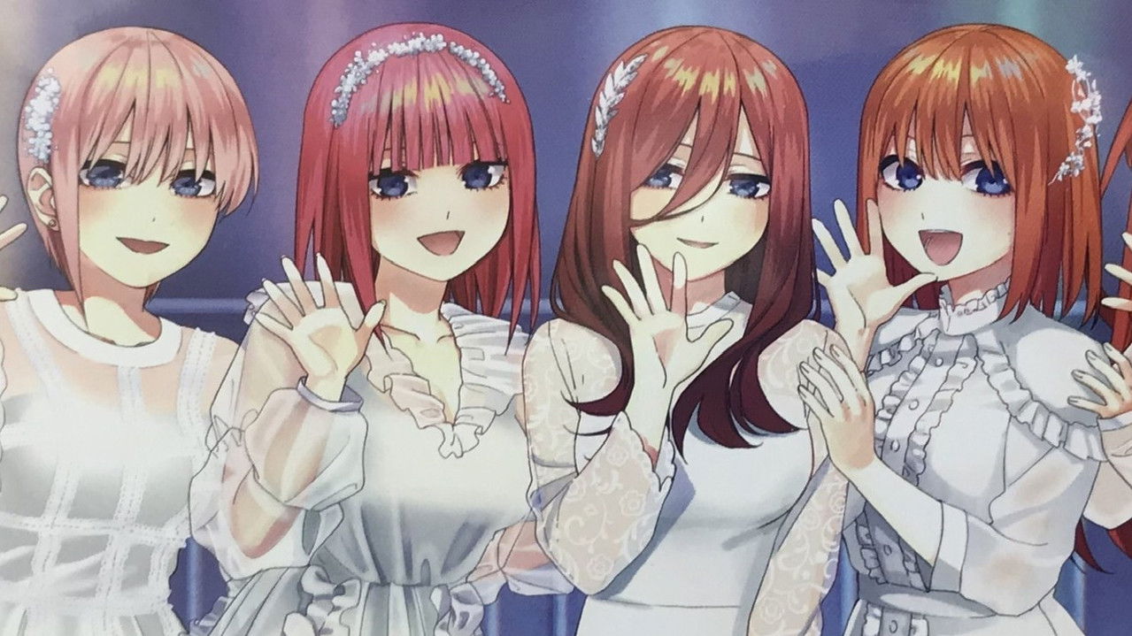 The Quintessential Quintuplets 5th Anniversary Event in Yokohama Arena backdrop
