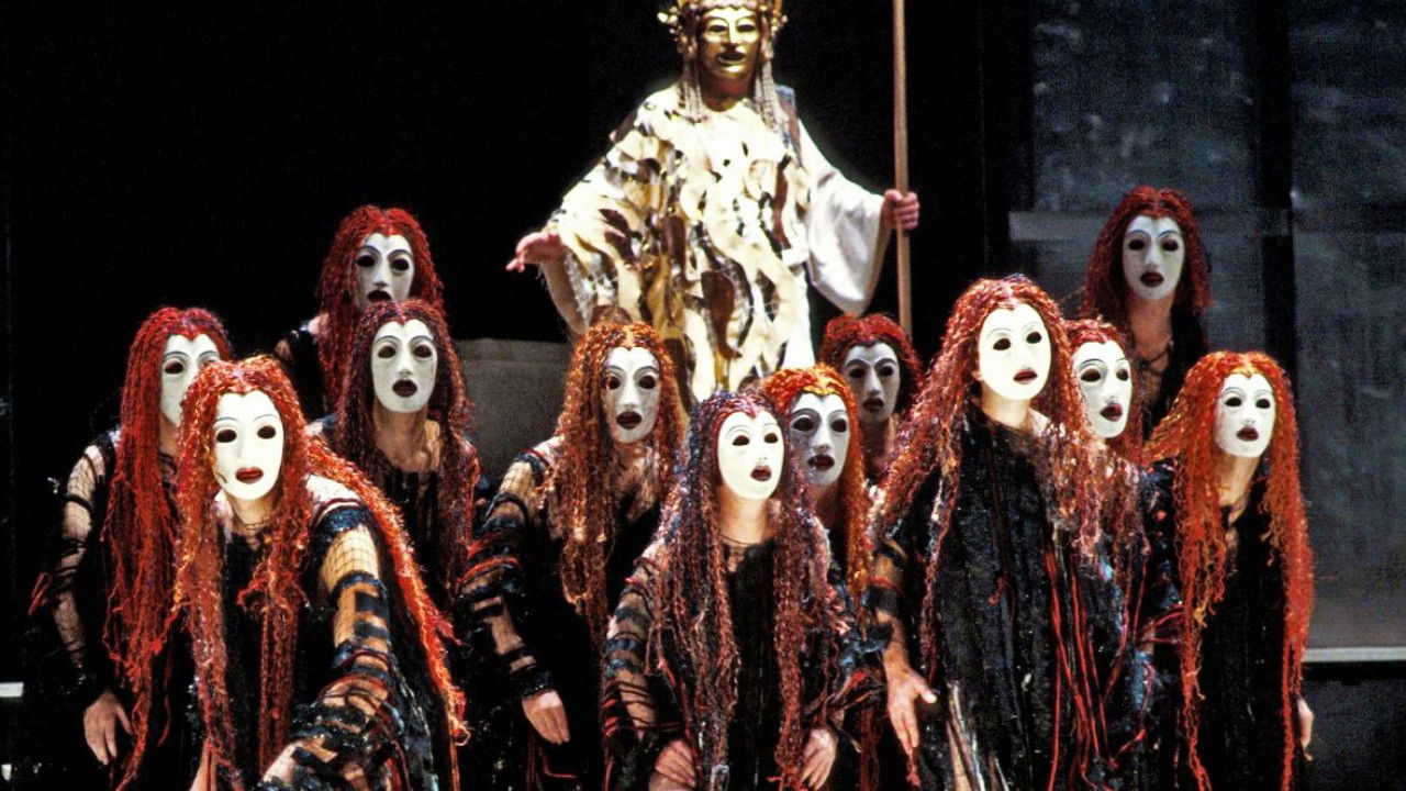 The Oresteia backdrop