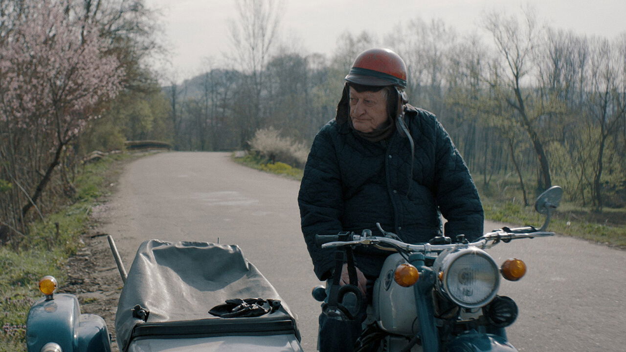 No Rest for the Old Lady backdrop