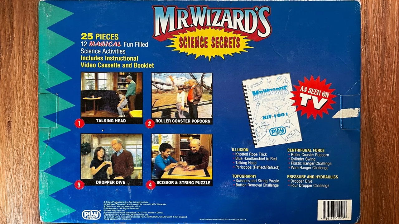 Mr. Wizard's Science Secrets backdrop