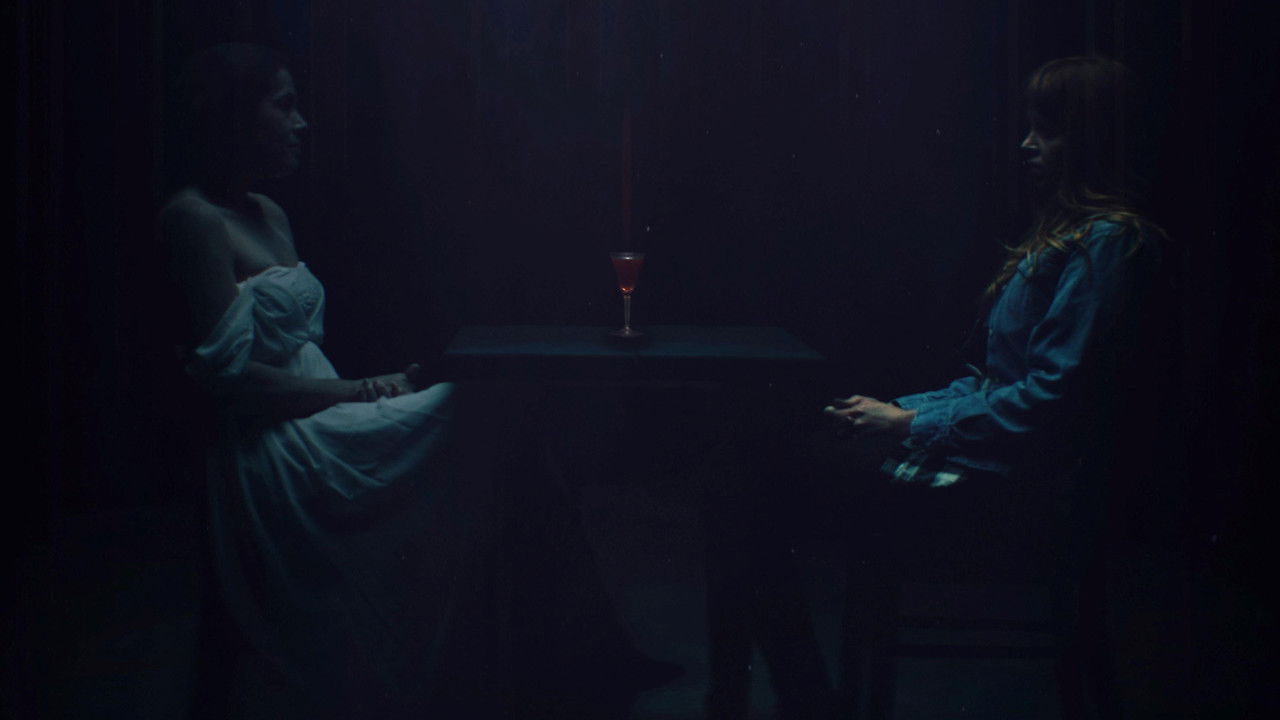 The Woman Under the Stage backdrop