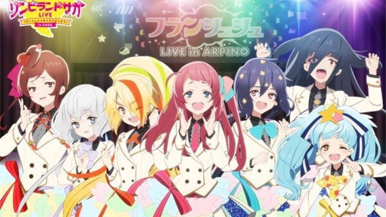 Zombie Land Saga LIVE “Franchouchou, let's all join together!” backdrop