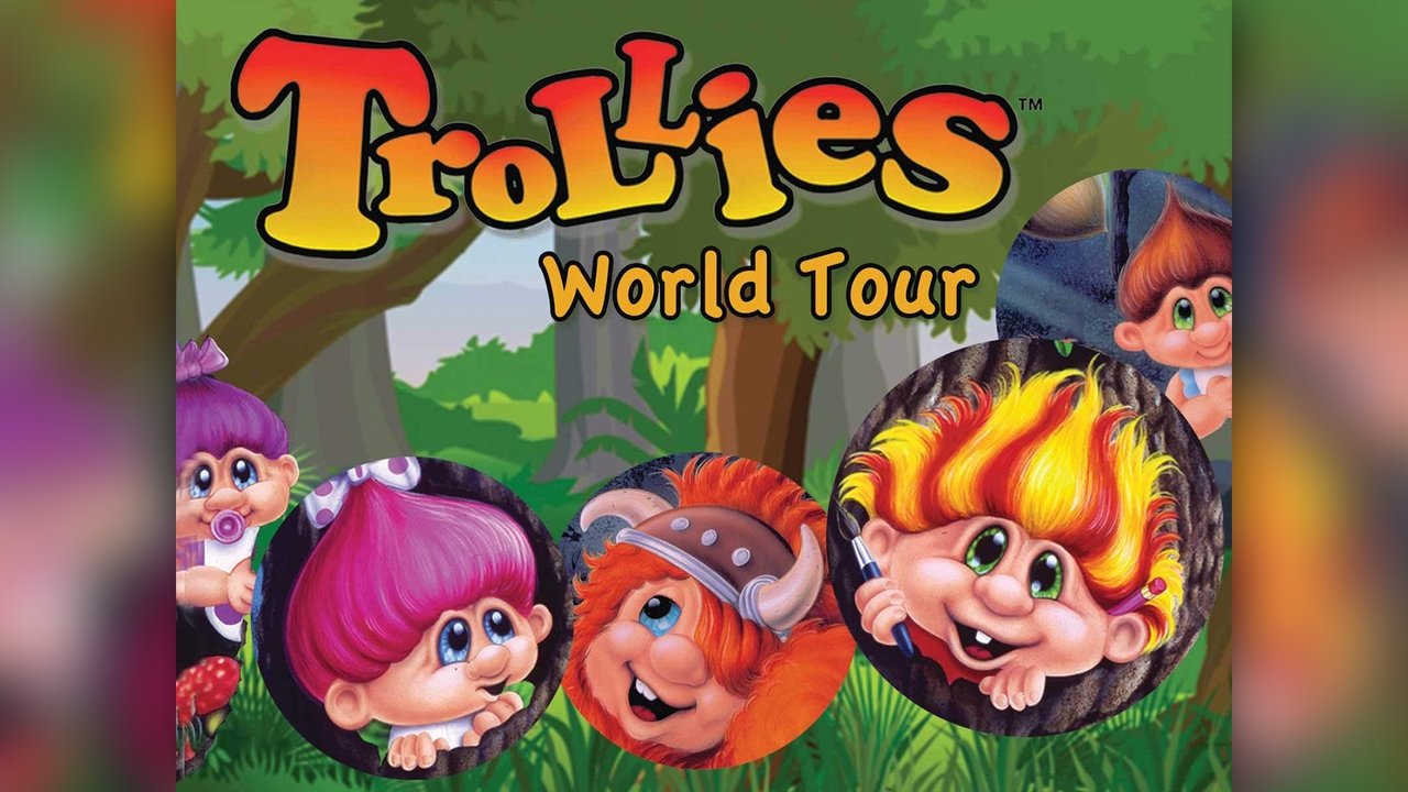 Trollies World Tour backdrop