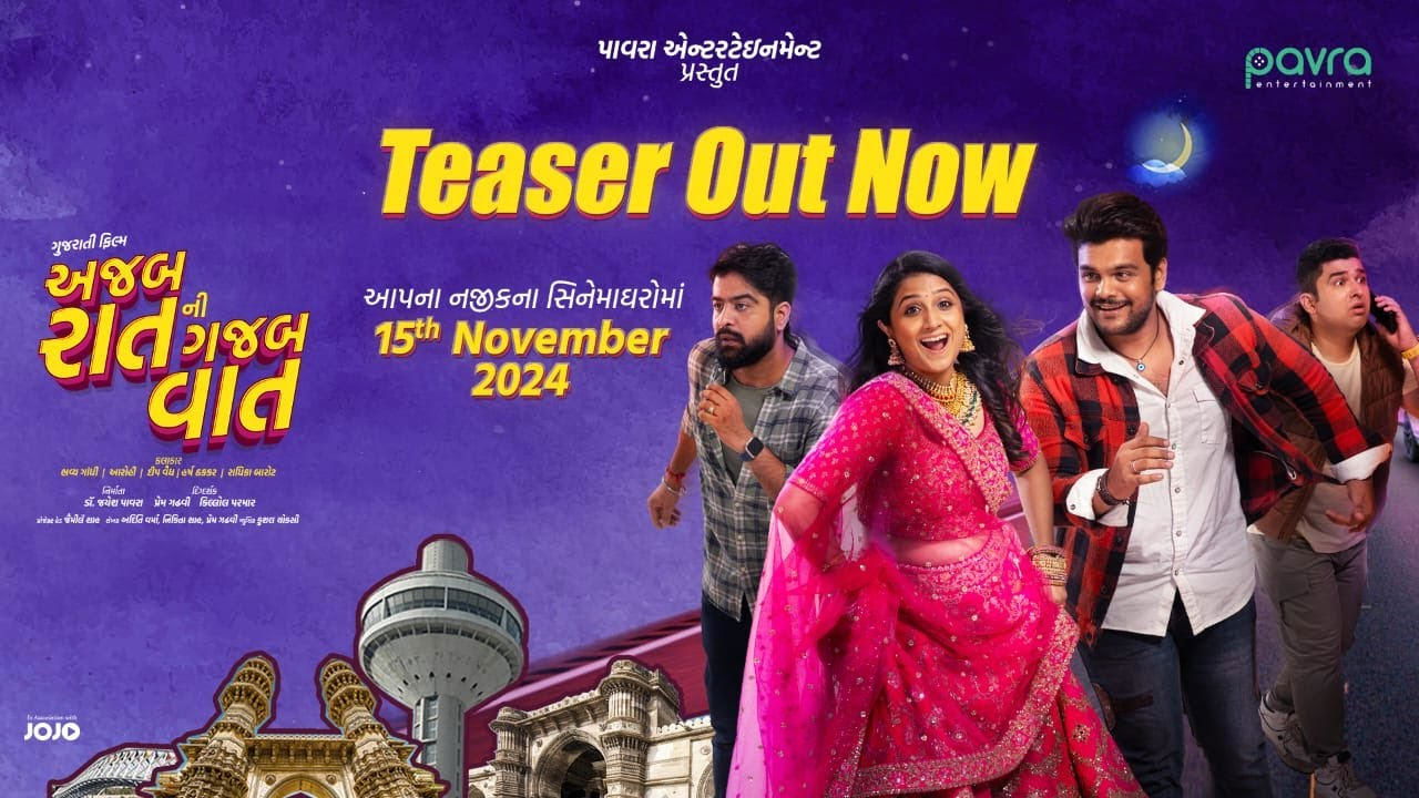 Ajab Raat Ni Gajab Vaat backdrop