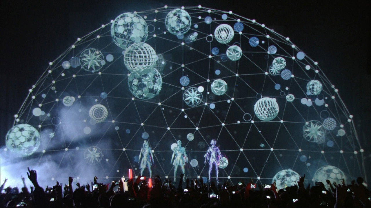 Perfume WORLD TOUR 3rd backdrop