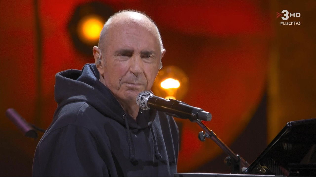 Concert Lluís Llach backdrop