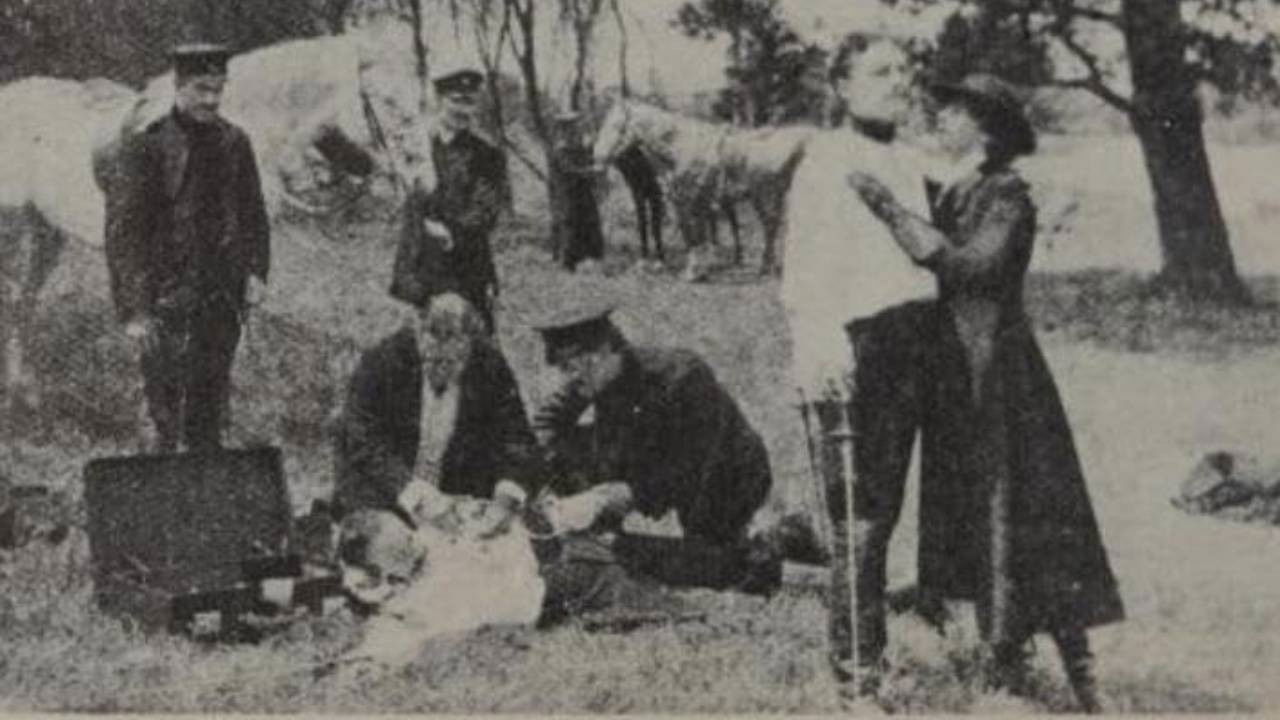 The Midnight Wedding backdrop