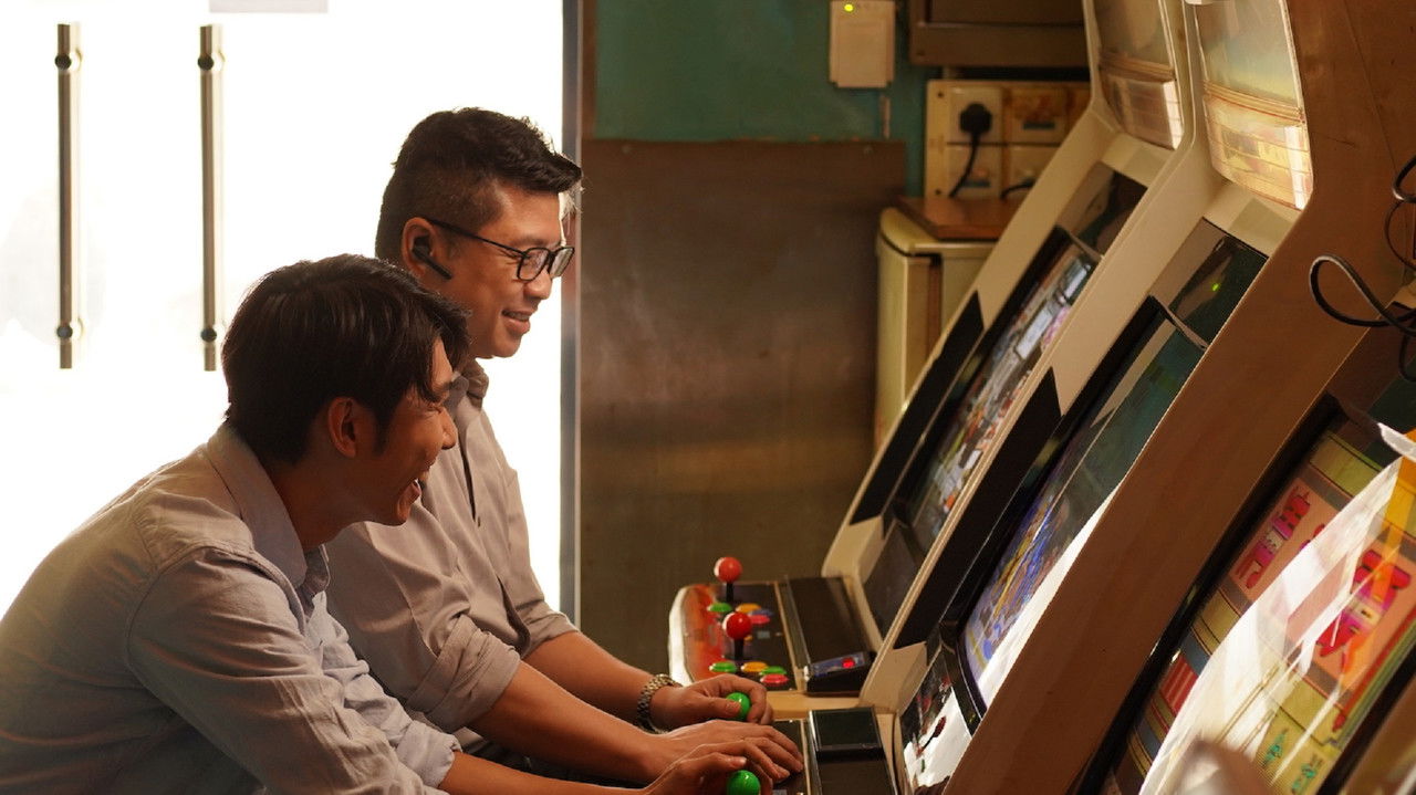 Grandpa, Father and Son backdrop