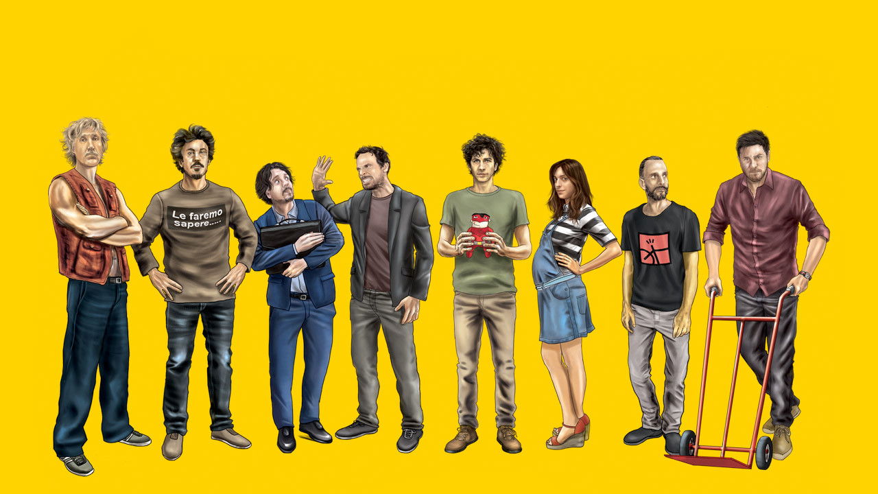 In bici senza sella backdrop