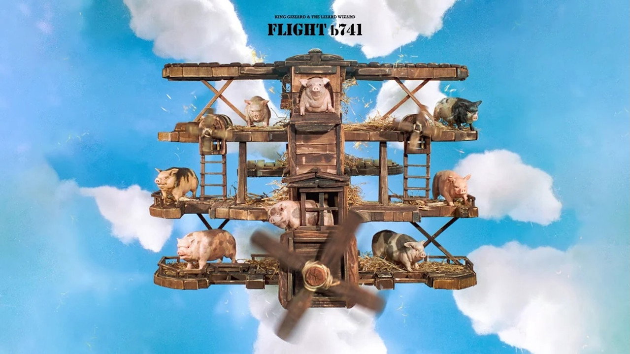 King Gizzard & The Lizard Wizard: Flight b741 backdrop