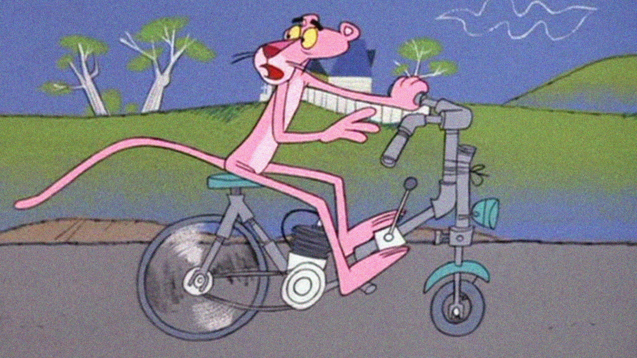 Put-Put, Pink backdrop