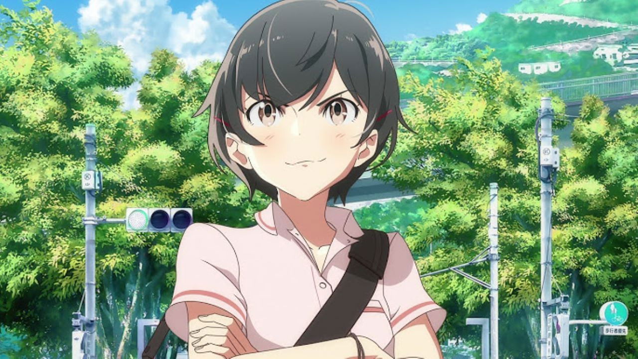 Hill Climb Girl backdrop