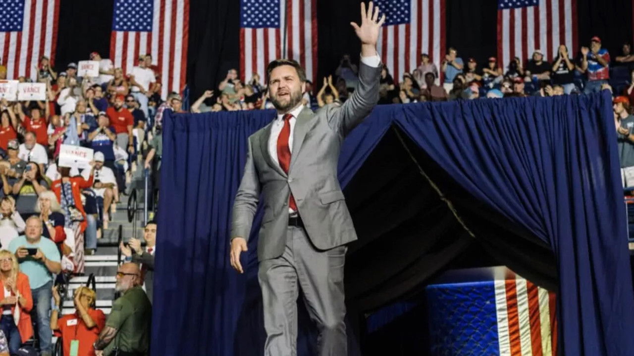 JD Vance: The Revenge of America backdrop