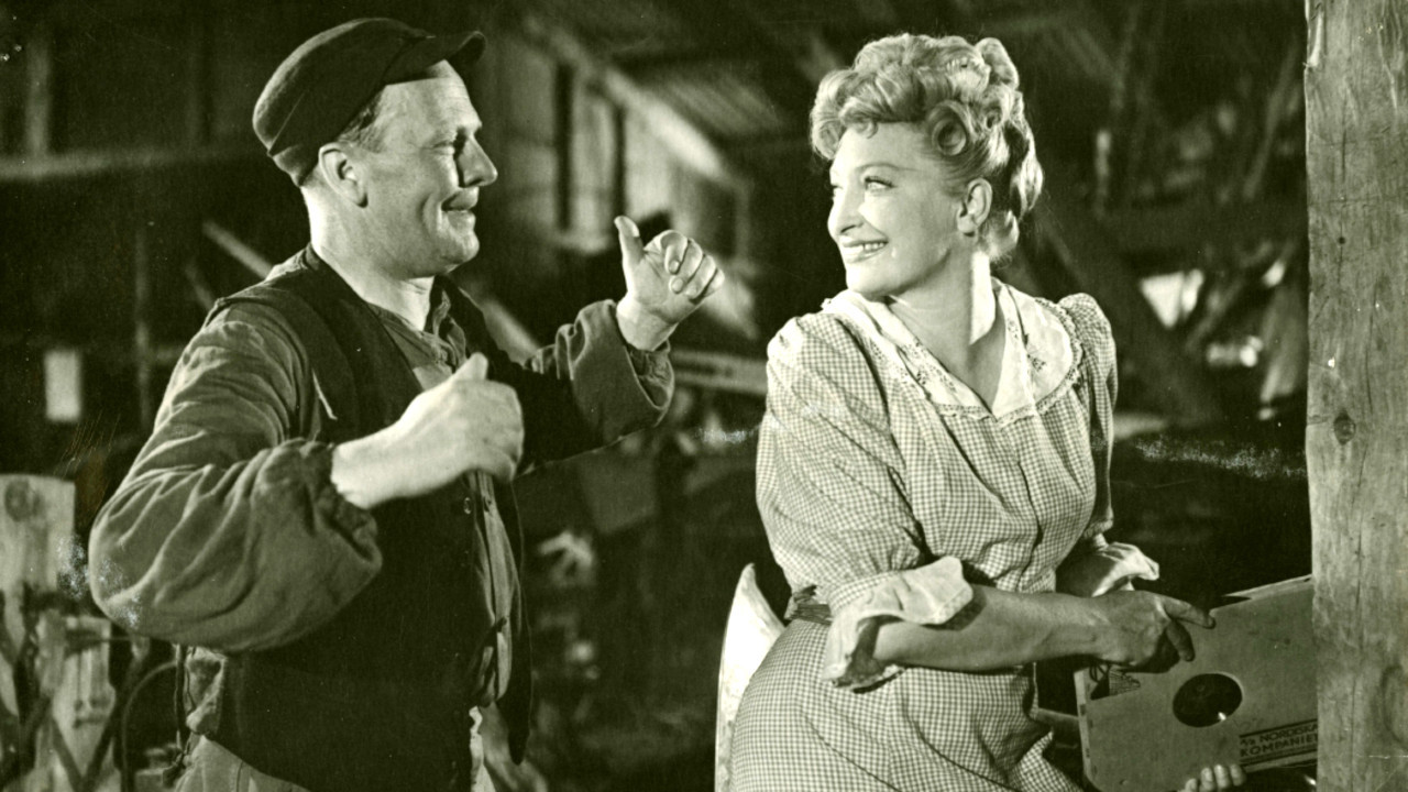 Lata Lena och blåögde Per backdrop