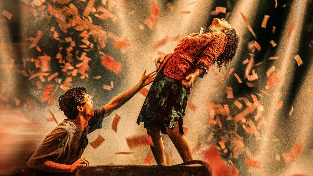 Dwelling by the West Lake backdrop