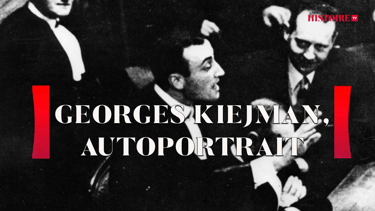 Georges Kiejman, autoportrait backdrop