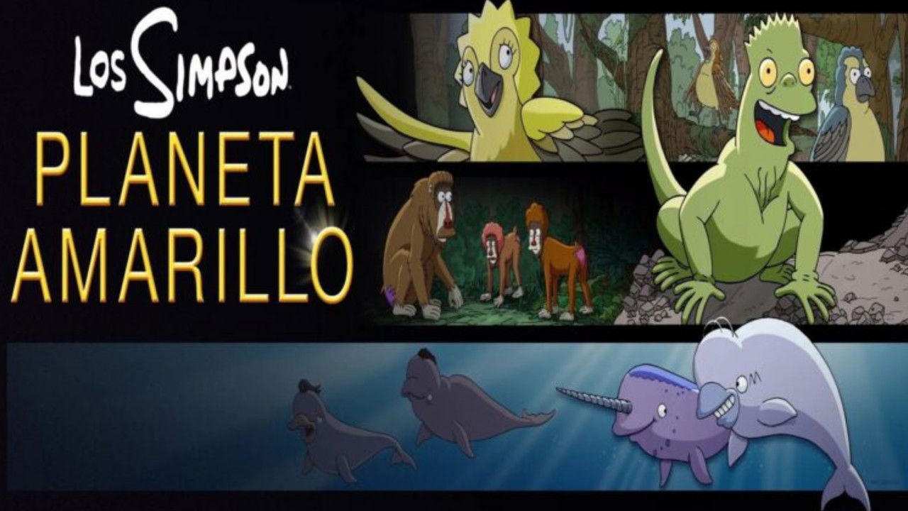 The Simpsons: The Yellow Planet backdrop