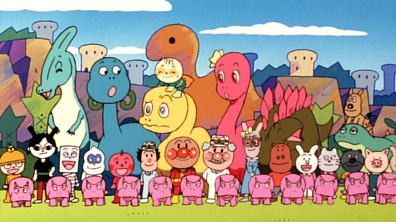 Go! Anpanman: Nosshi the Dinosaur's Big Adventure backdrop