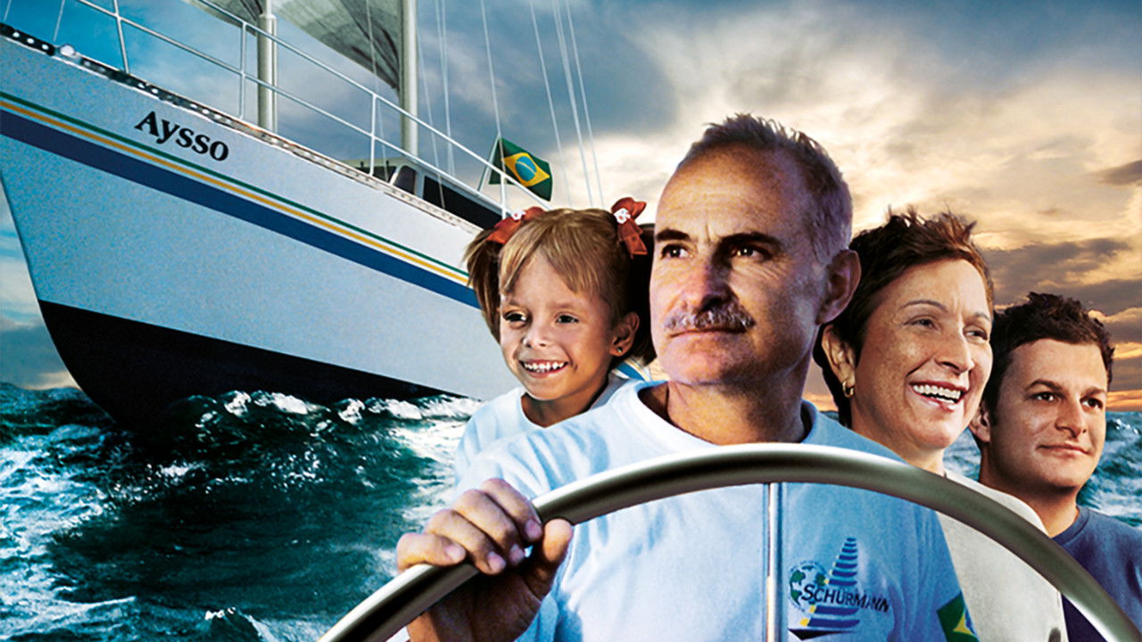 The World Twice Around backdrop