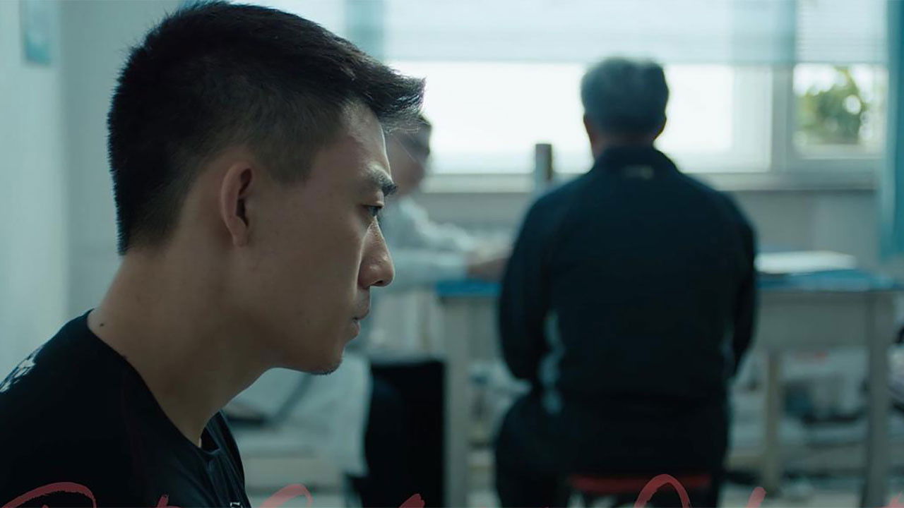 一个拳手 backdrop