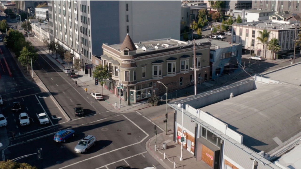 The Cat Town Story backdrop