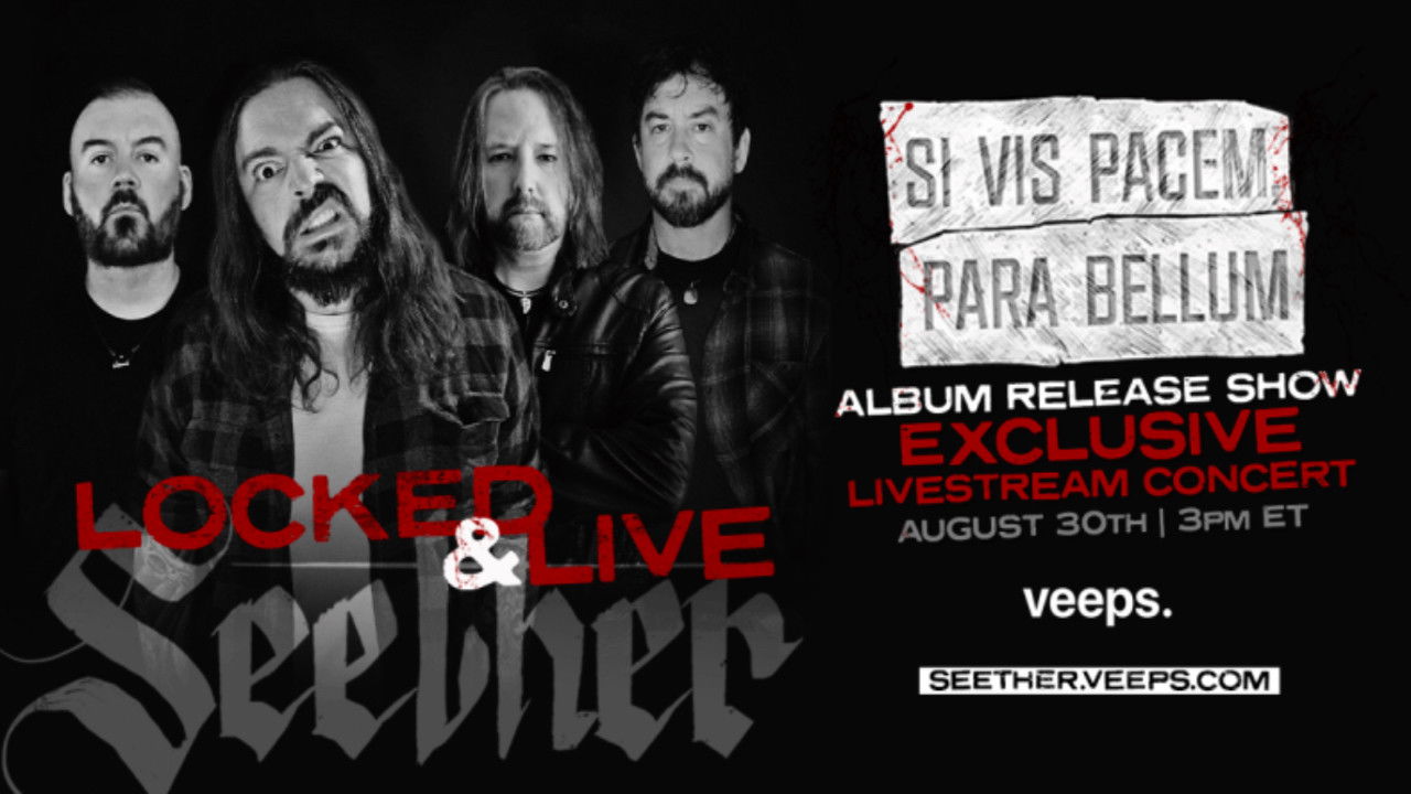 Seether | Locked & Live Stream backdrop