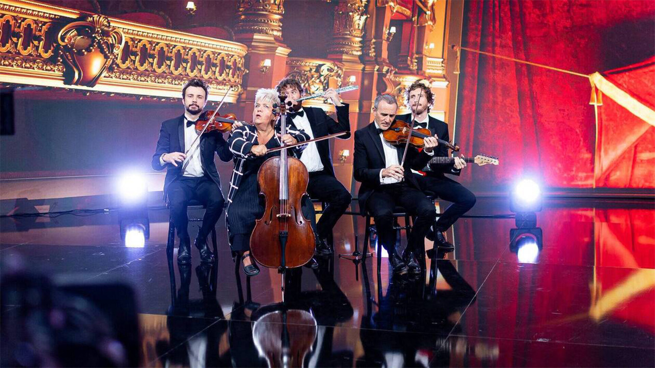 La fine équipe backdrop