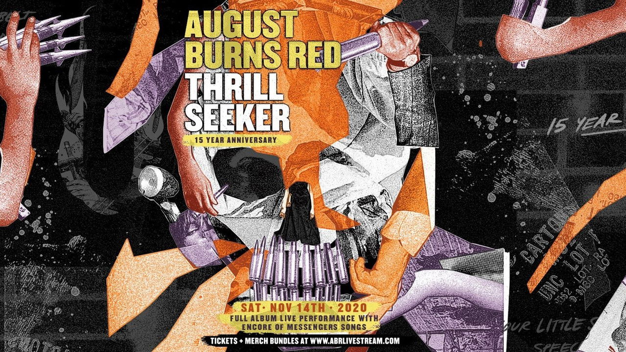 August Burns Red - Thrill Seeker 15 Year Anniversary Livestream backdrop