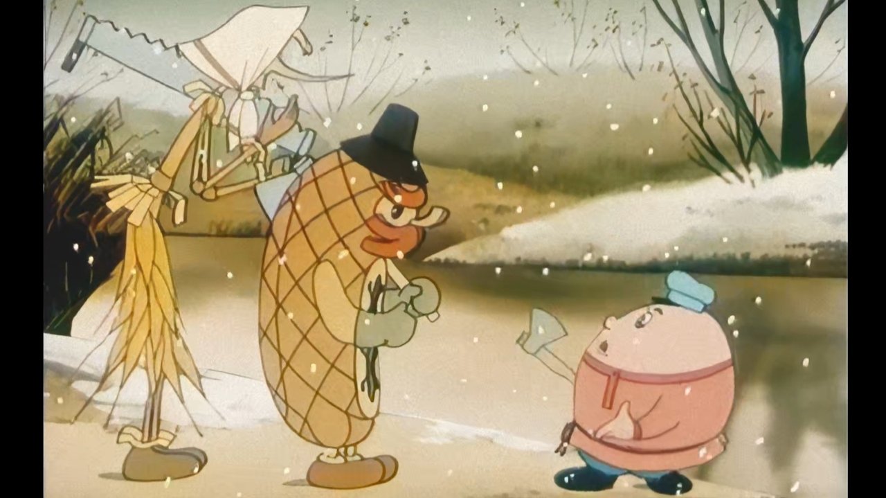 Three Woodcutters backdrop