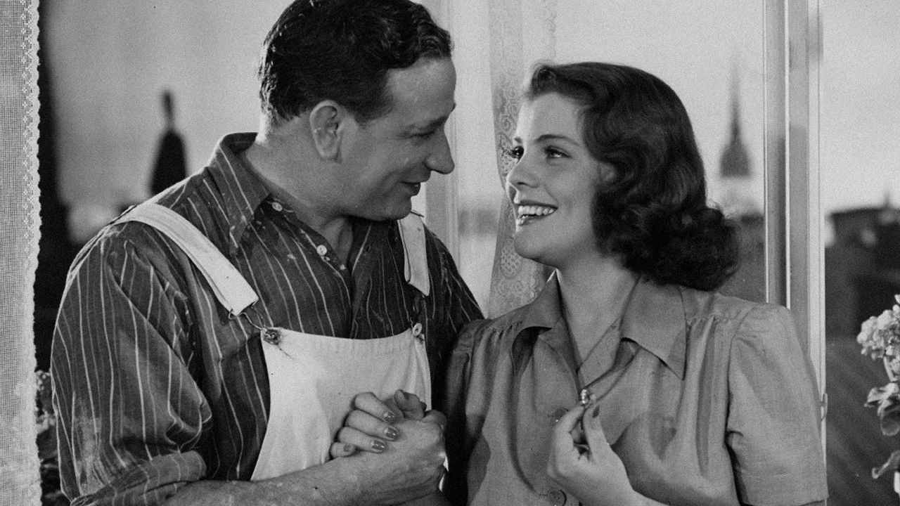 Flickan i fönstret mitt emot backdrop