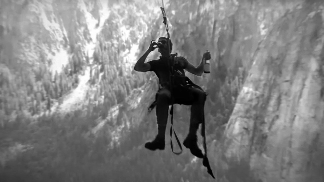 Warren Harding - Recollections of the First Ascent of El Capitan in Yosemity Valley backdrop