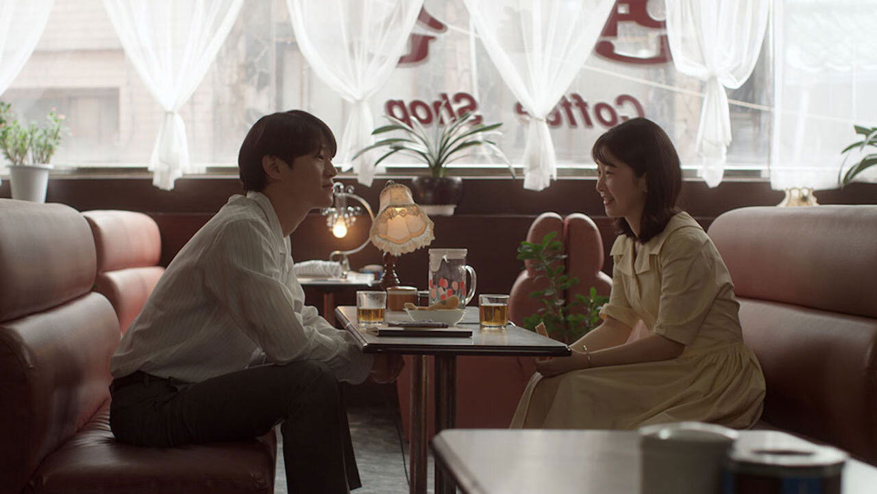 In a Cafe Without a Name backdrop