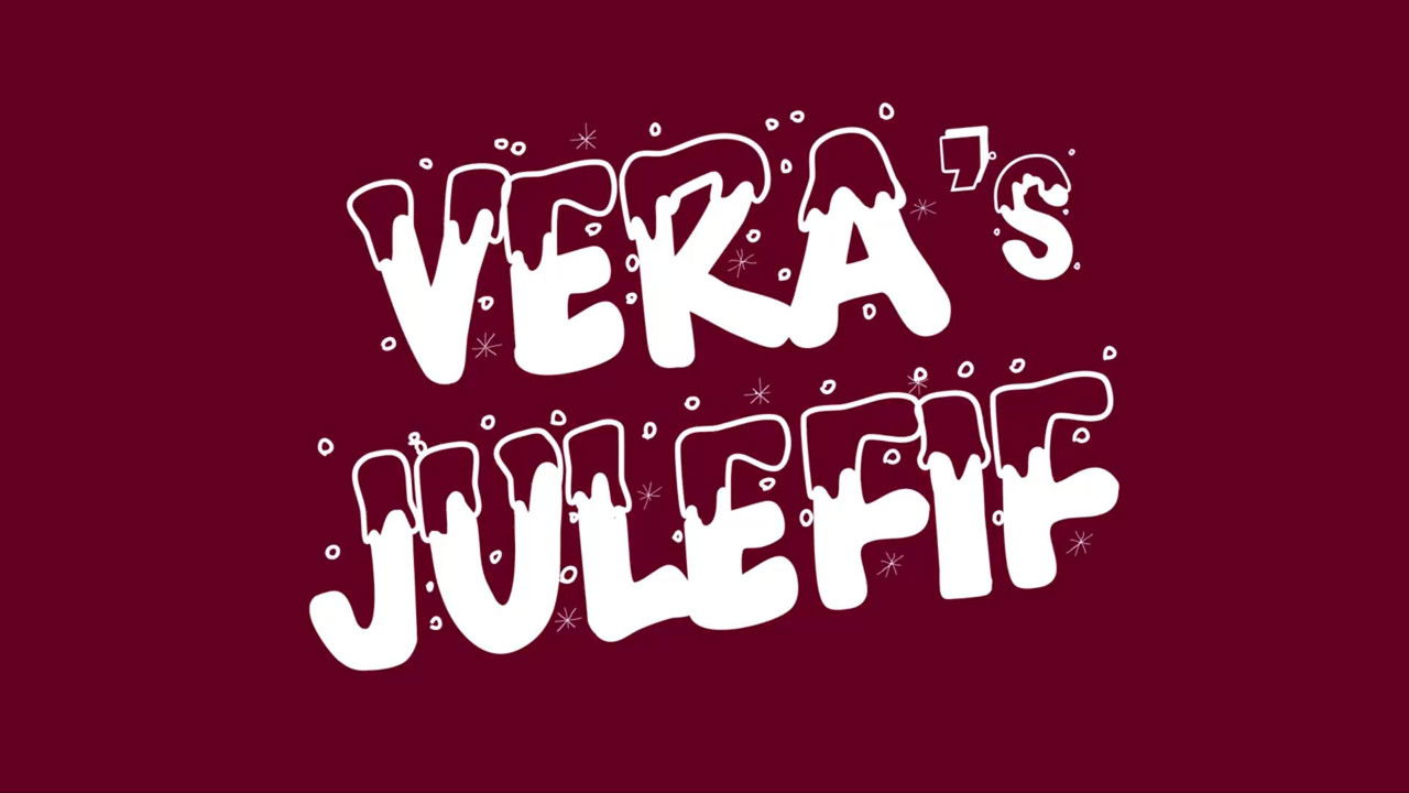 Veras julefif backdrop