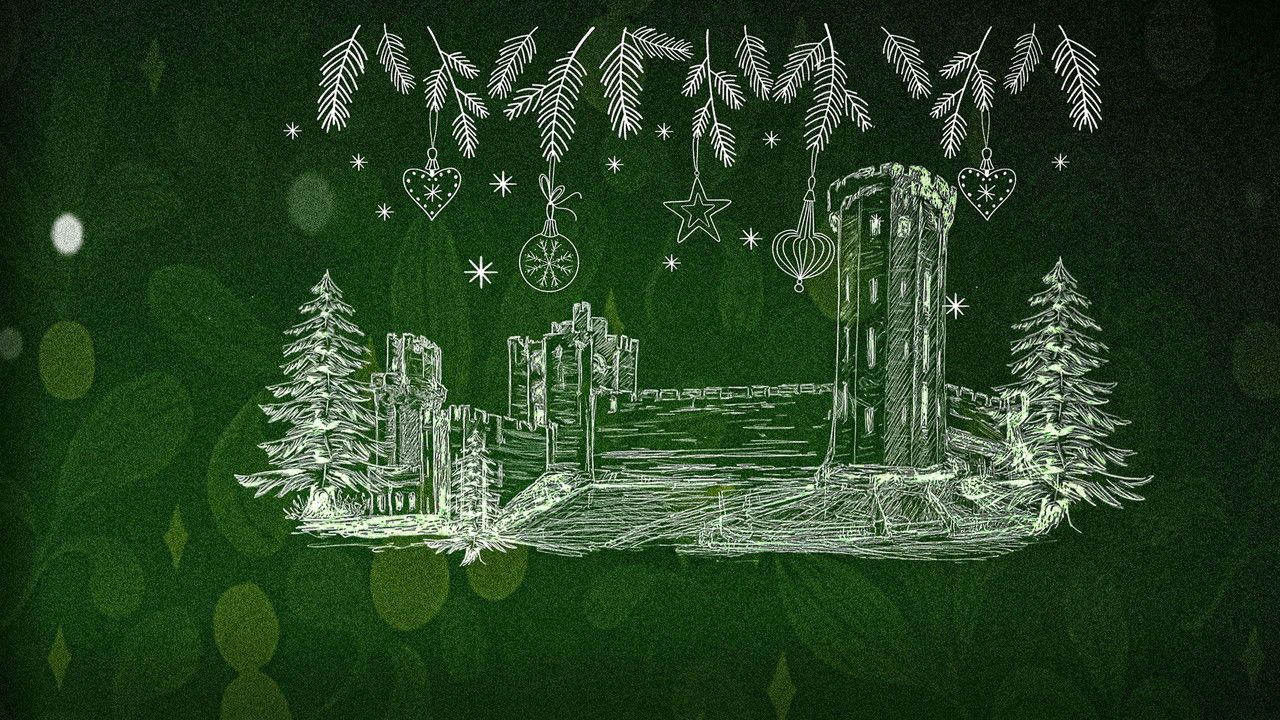 A Warwick Castle Christmas backdrop