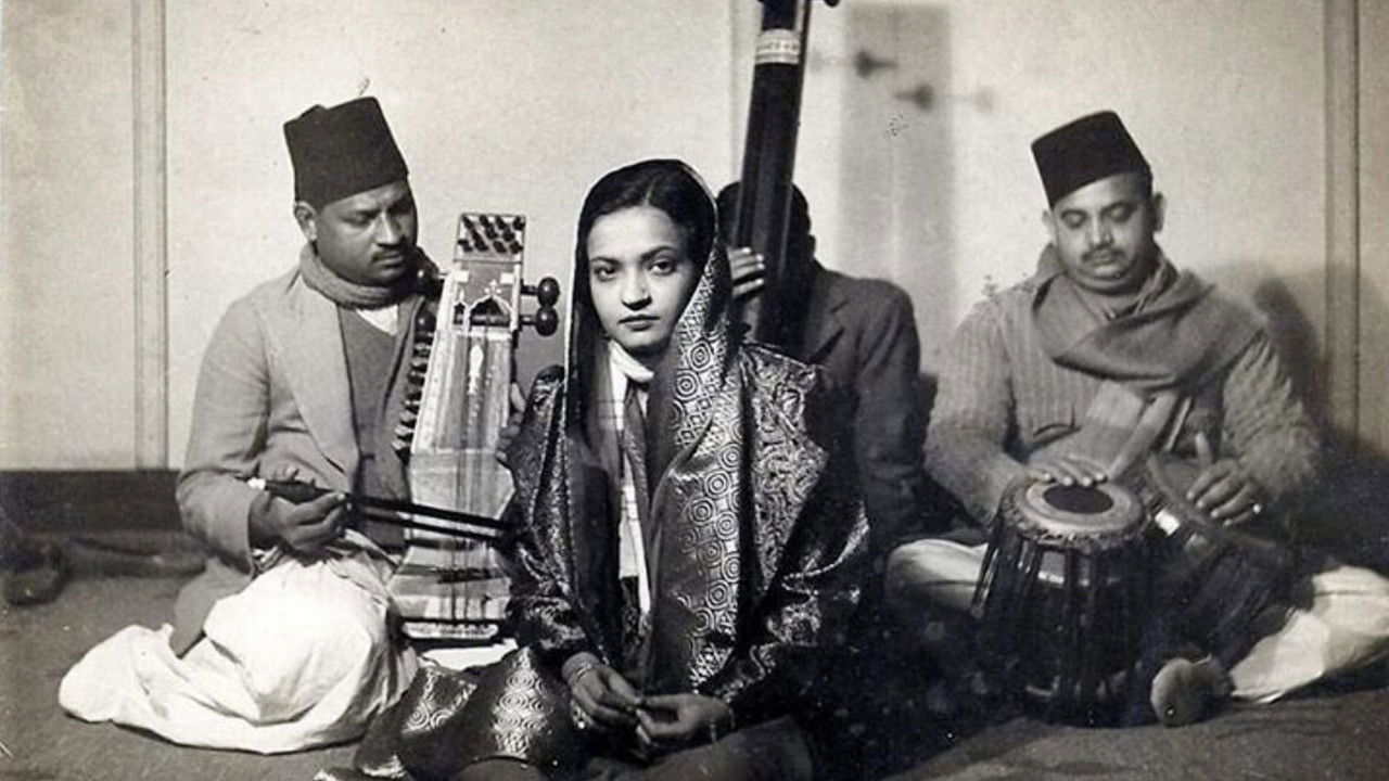 Begum Akhtar backdrop