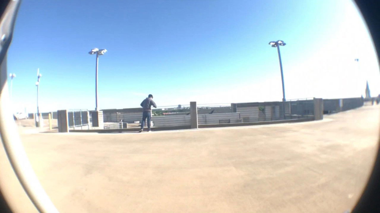 Head Against Concrete backdrop