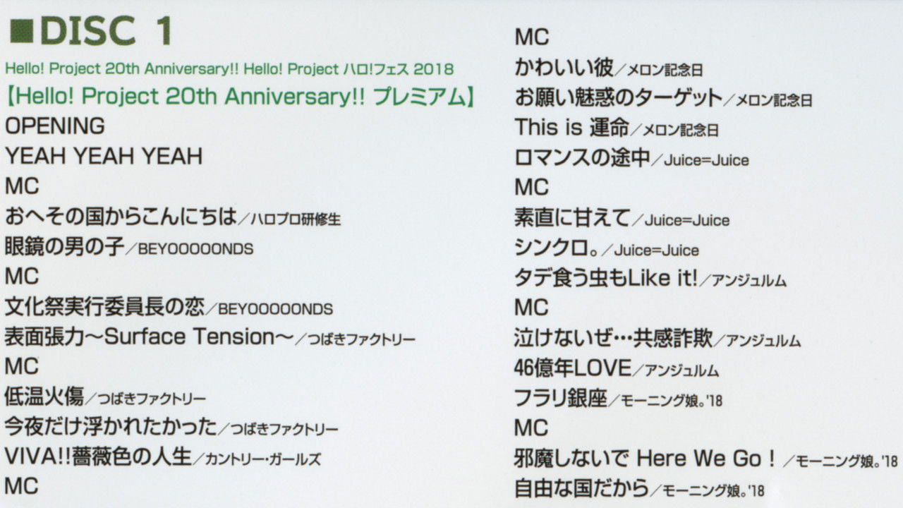 Hello! Project 2018 Haro! Fes Hello! Project 20th Anniversary!! backdrop