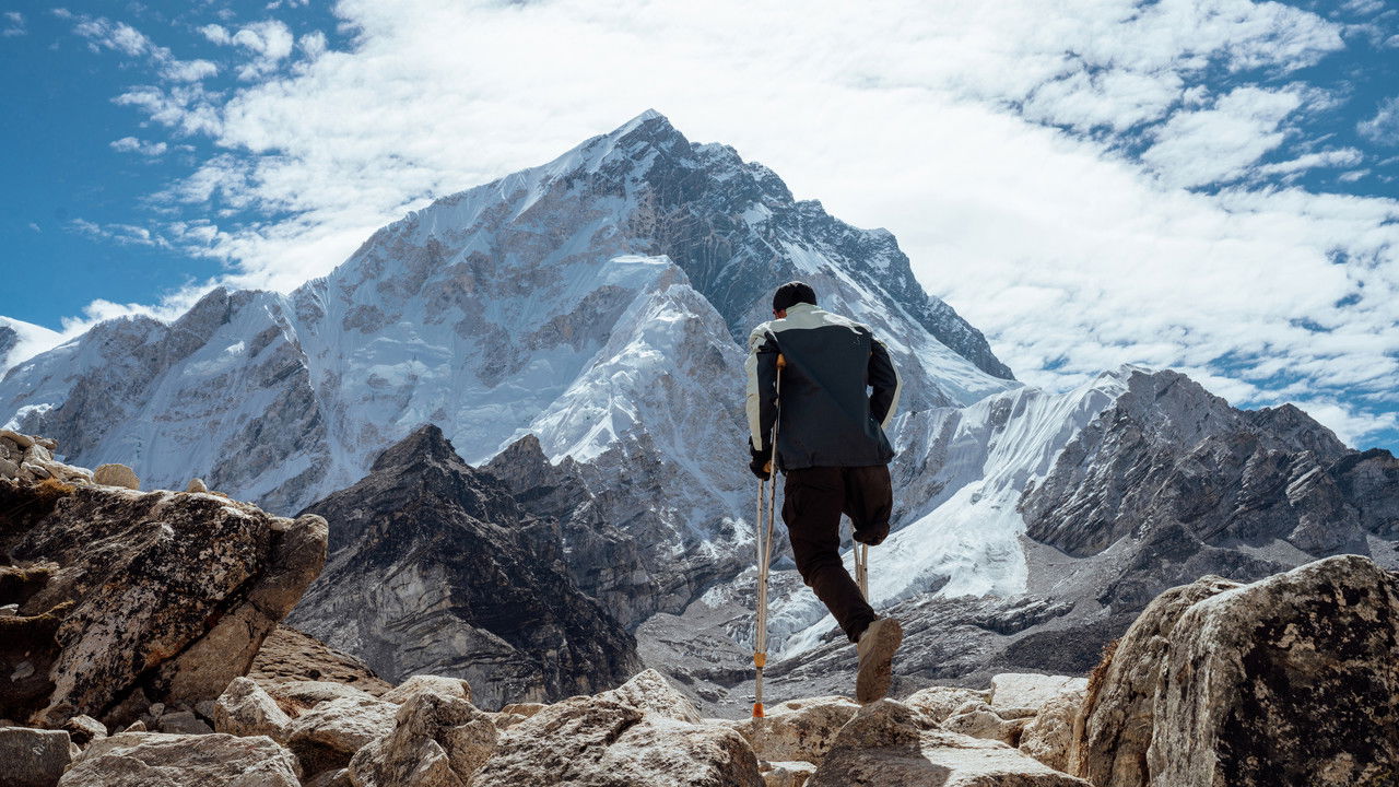 One More Step backdrop