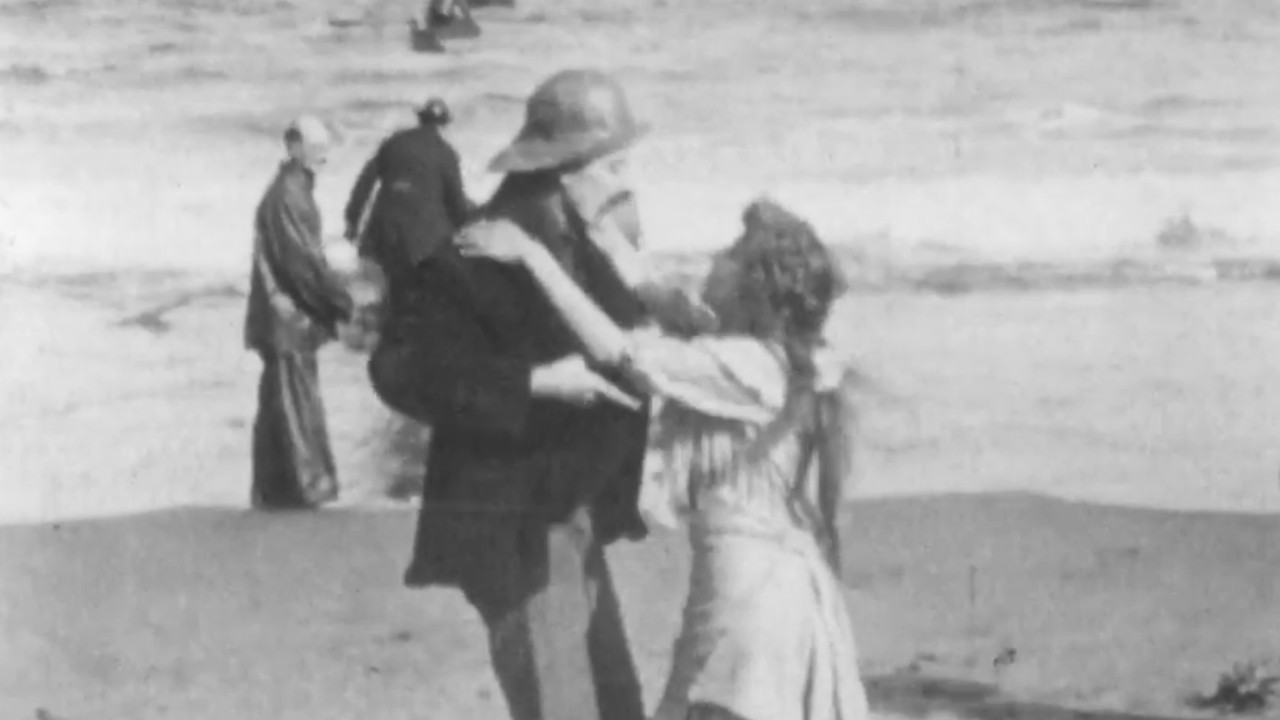 Lines of White on a Sullen Sea backdrop