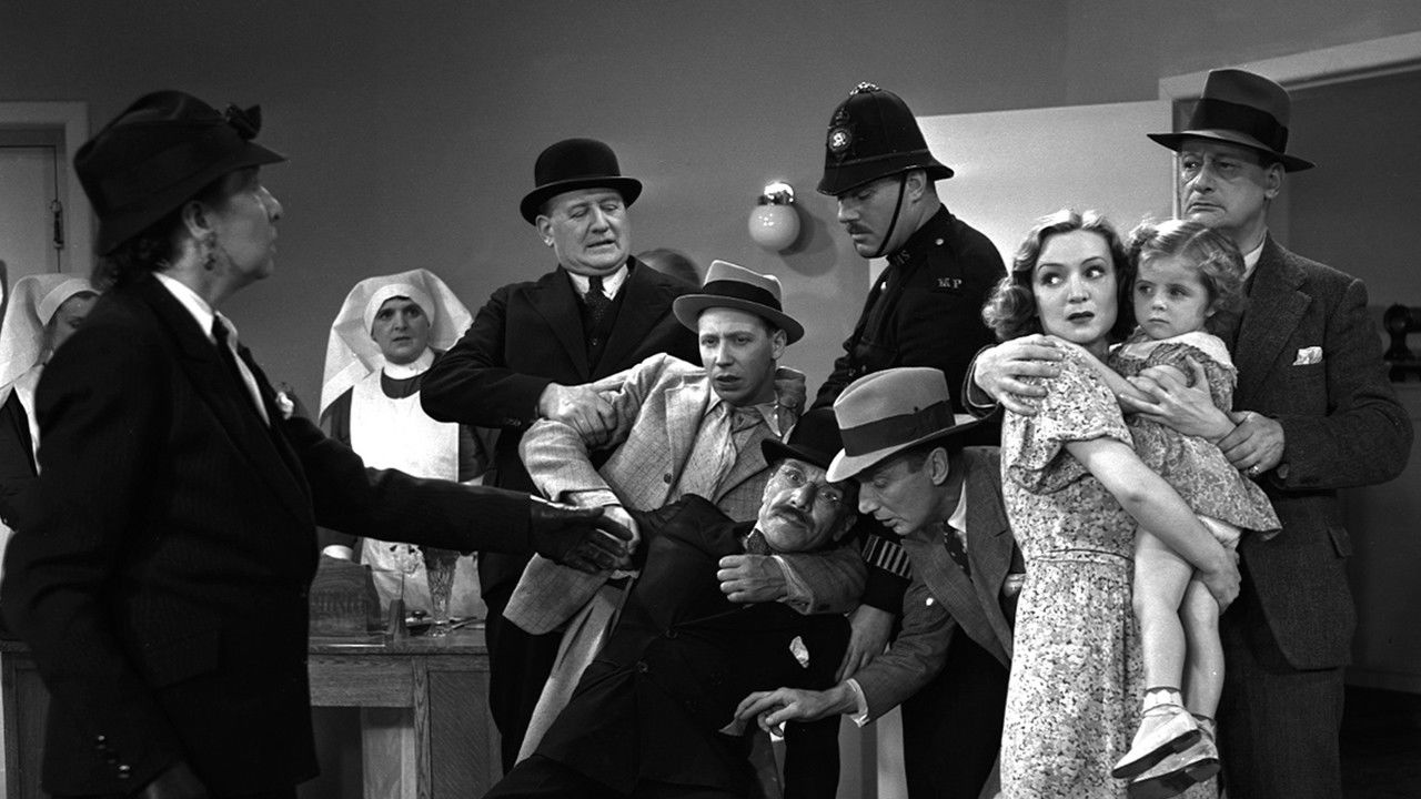 Keep Your Seats, Please backdrop