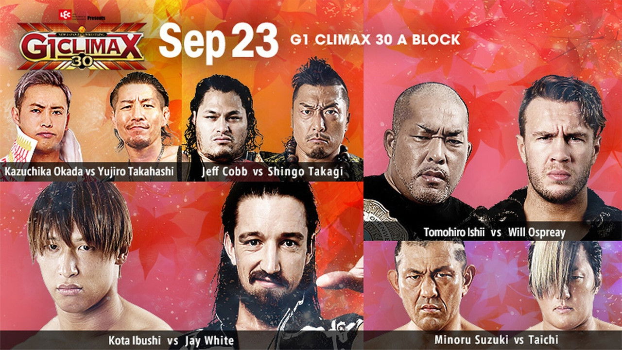 NJPW G1 Climax 30: Day 3 backdrop