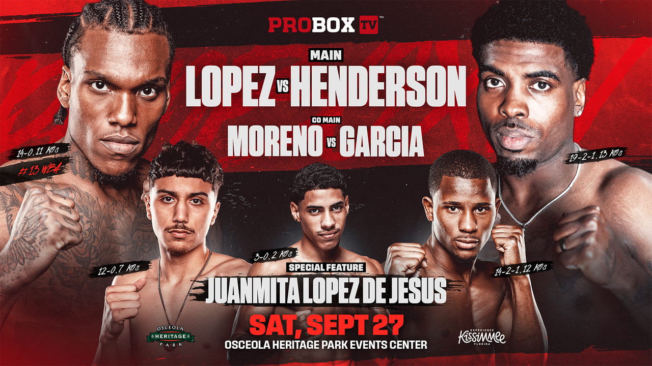 Najee Lopez vs. Kalvin Henderson backdrop