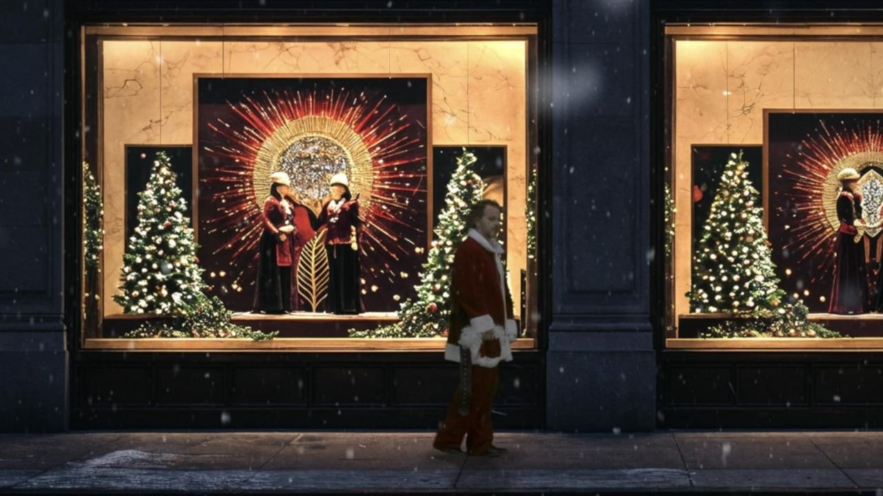 Christmas Eve backdrop